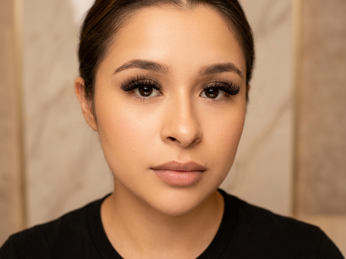 Hybrid client lash extensions by Bomblash.co